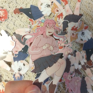 bocchi the rock stickers | hitori, kita, nijika, ryo