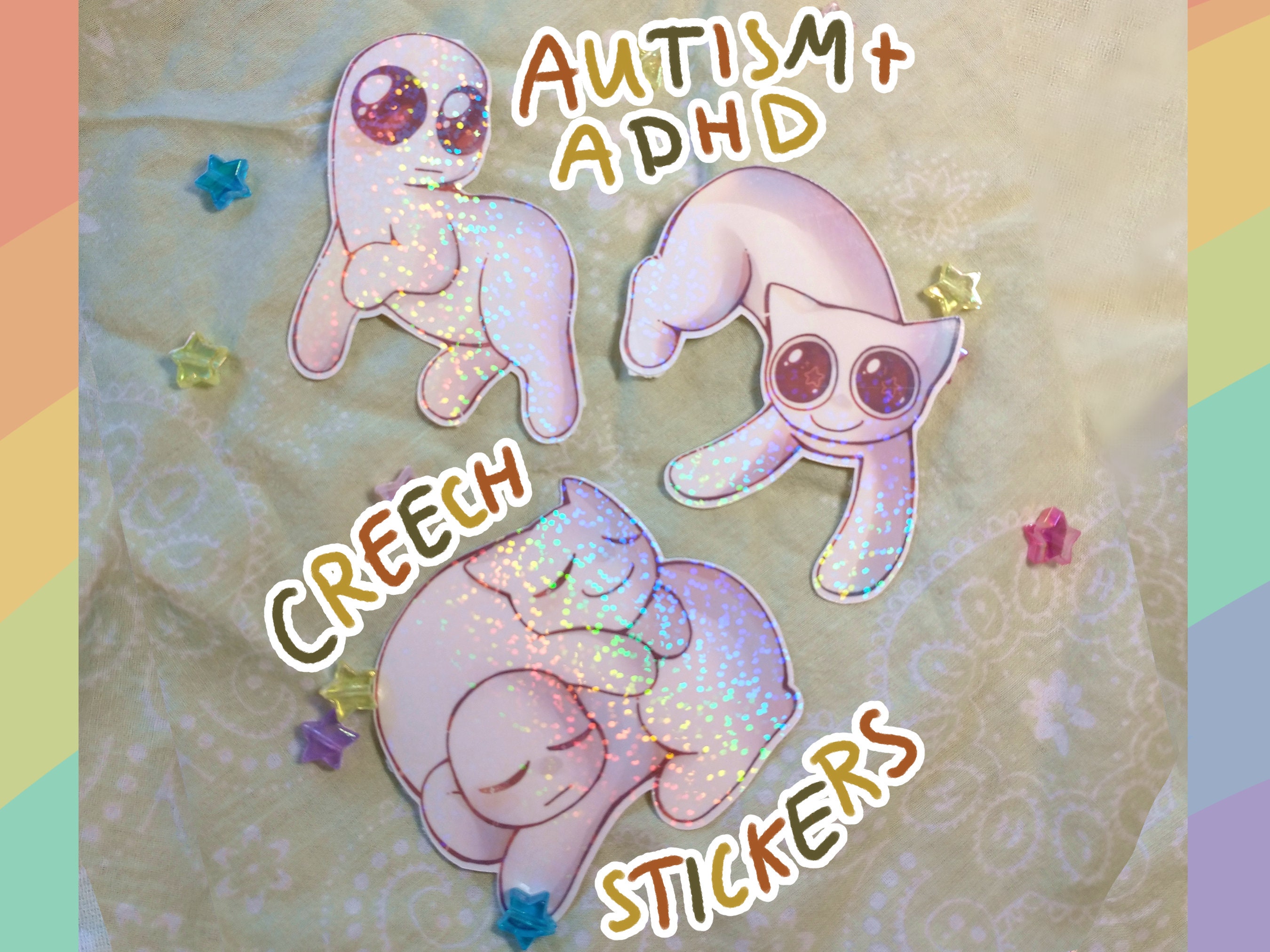 Autism Creature Stickers for Sale