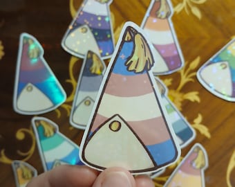 witch hat atelier LGBTQ+ pride holo stickers !!