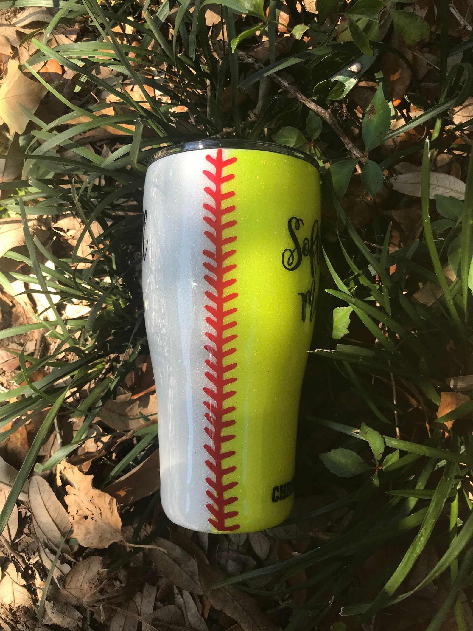 Insulated Baseball/softball Mom Tumbler Custom Two Sided Etsy