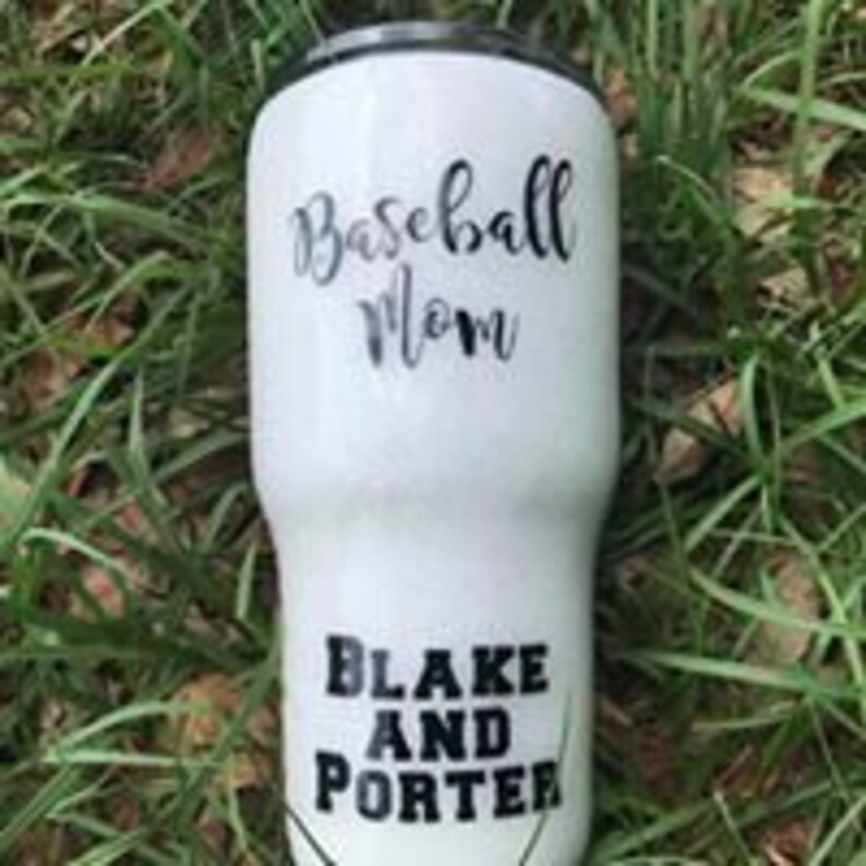 Insulated Baseball/softball Mom Tumbler Custom Two Sided Etsy