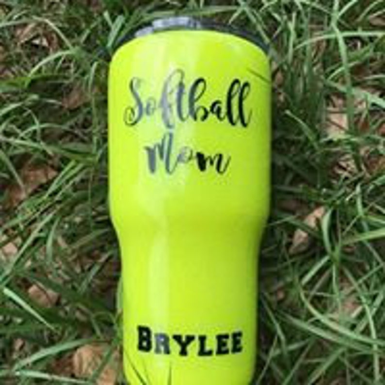 Insulated Baseball/softball Mom Tumbler Custom Two Sided Etsy