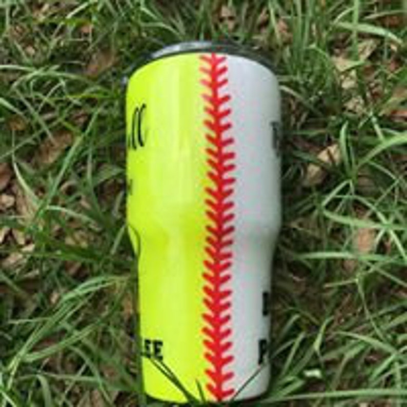 Insulated Baseball/softball Mom Tumbler Custom Two Sided Etsy