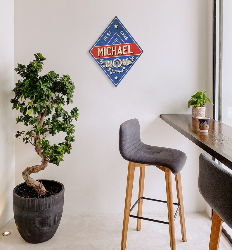 Man Cave Aluminum Sign Custom Metal Wall Art for Home Bar or Etsy