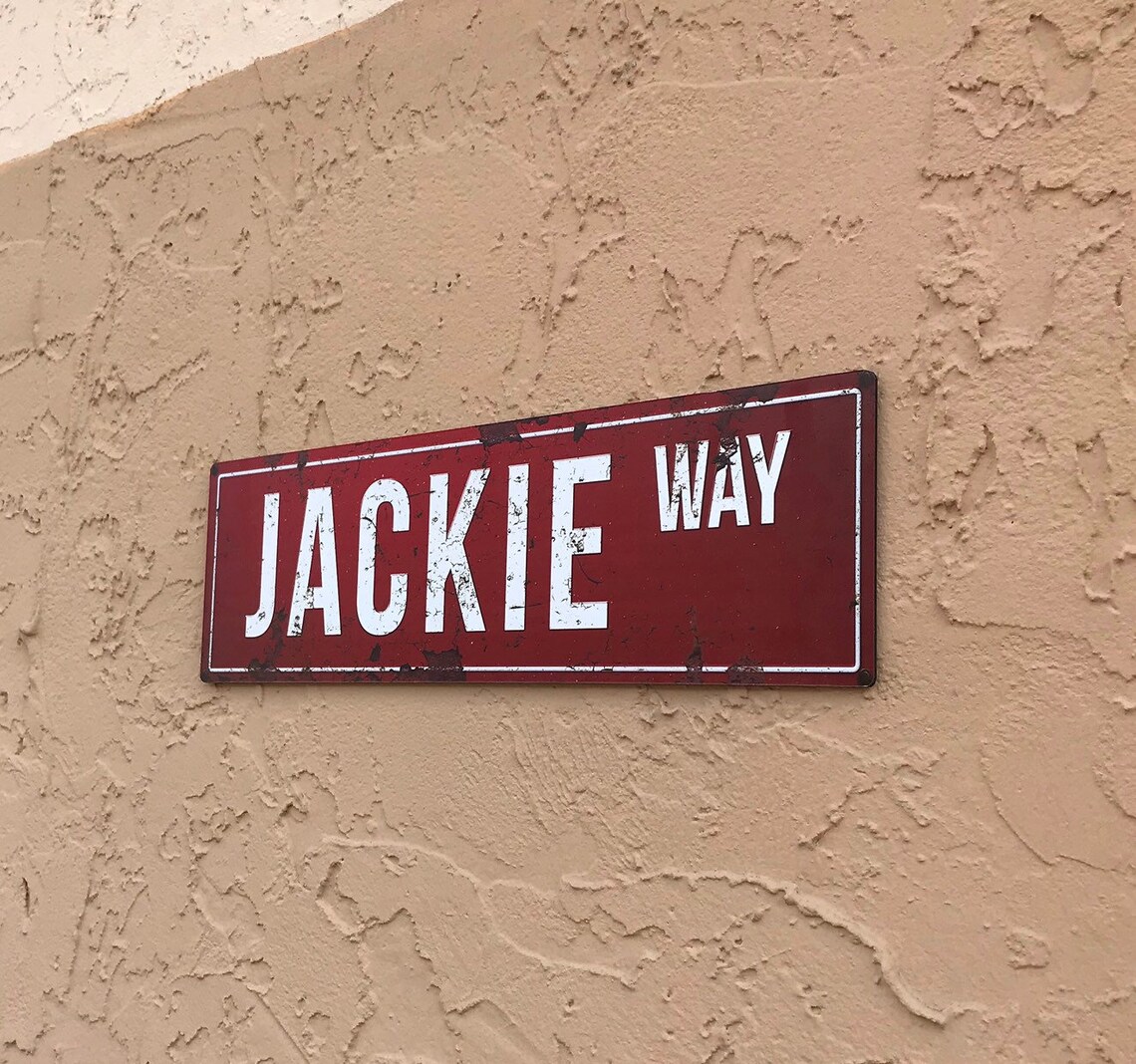 Custom Vintage Street Name Sign Metal Sign Personalized Name Etsy