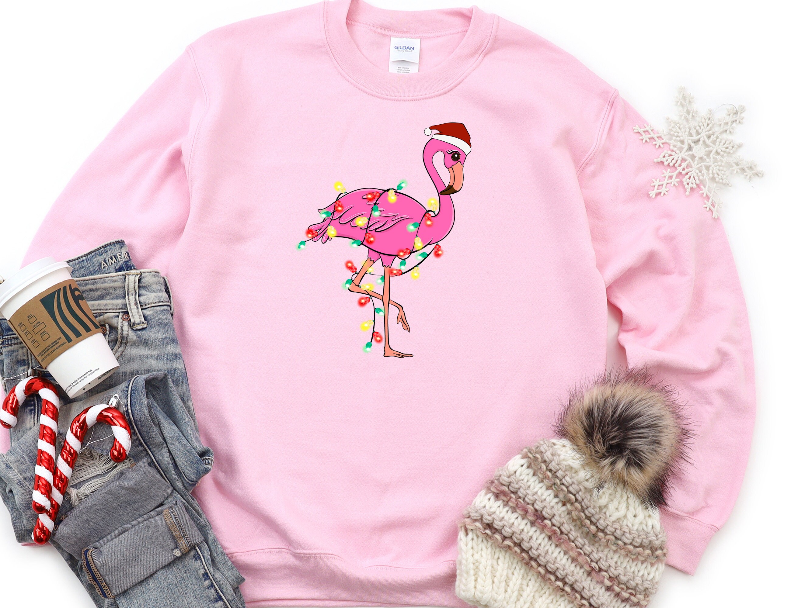 12Nd Birthday Pink Watercolor Flamingo 12 Year T Women Sweatshirt