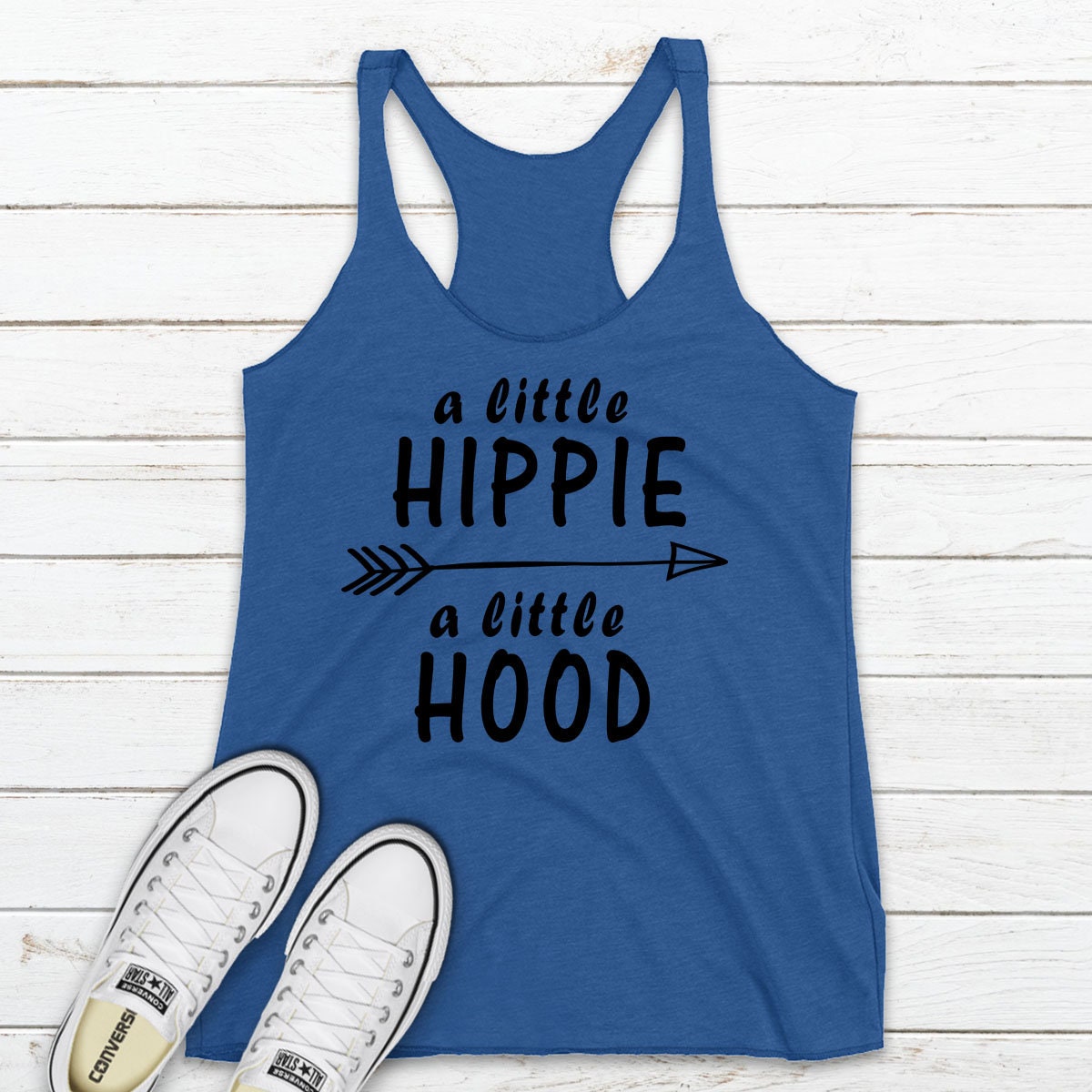 A Little Hippie A Little Hood Funny Womens Tank Funny Ladies | Etsy