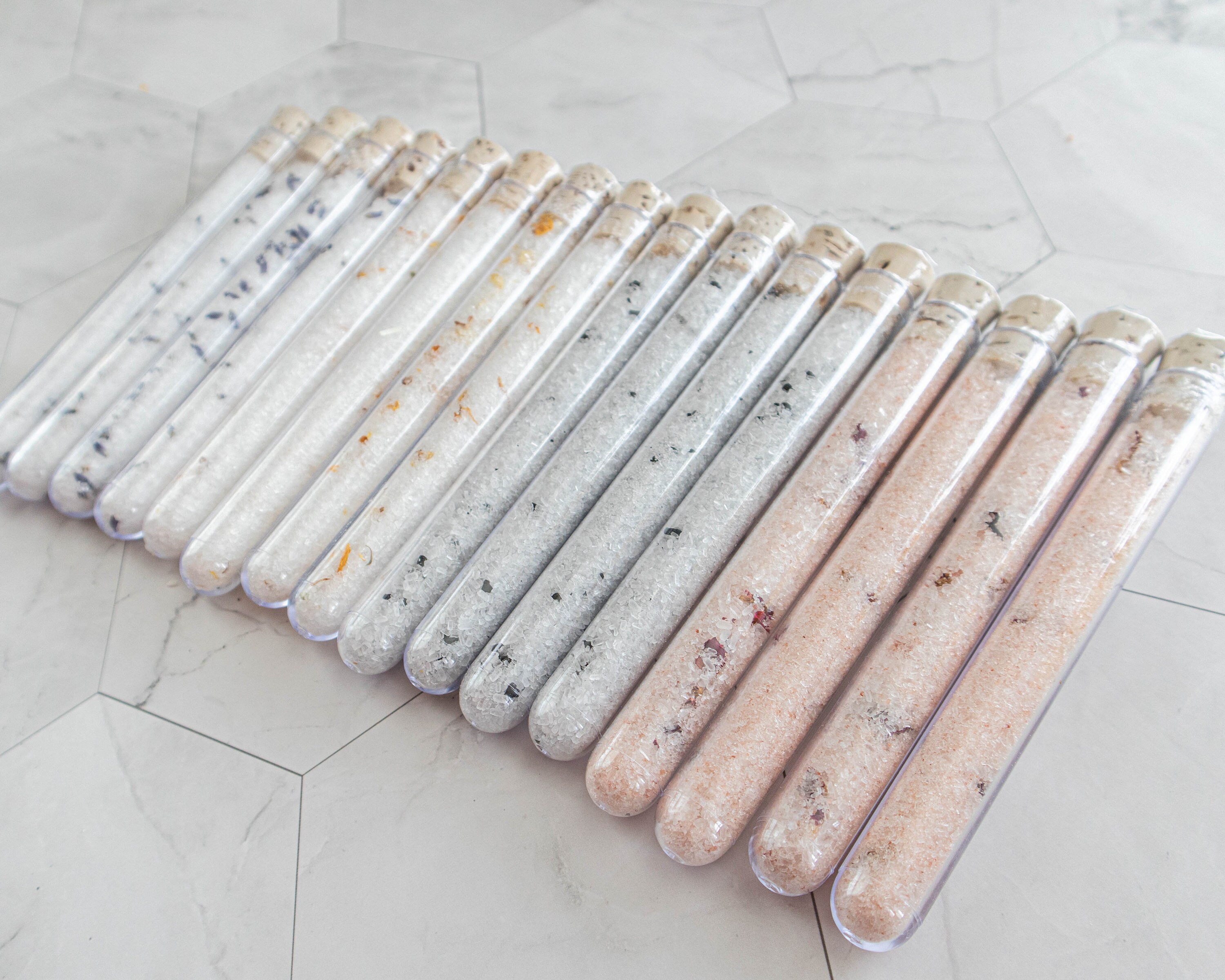 BULK Bath Salts Test Tube Bath Salts Single Use Bath Salt Etsy