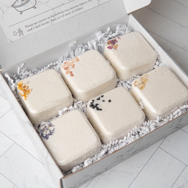 Square Bath Bomb Gift Box | Self Care Gift