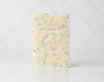 Peppermint Poppy Seed Handmade Soap