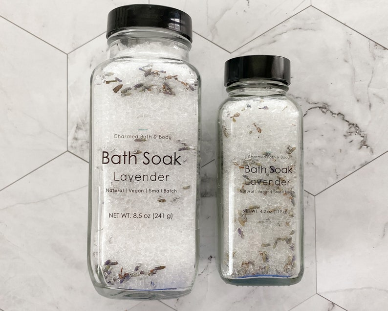 Bath Salts Jasmine, Rose, Eucalyptus & Spearmint, or Lavender image 8