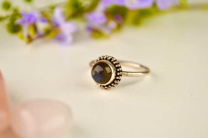 Labradorite /&Silver Power Ring.