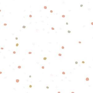 1/12 Dollhouse Pink and Butterscotch Dot Wallpaper Miniature 1:12 Printable Download 8.5 x 11&quot; Digital Sheet