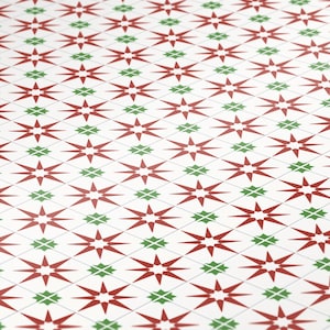 Christmas Star Cement Tile Dollhouse Miniature (Printable Download)