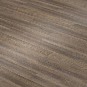 Pavimento rustico in legno scuro per casa delle bambole, scala 1/12