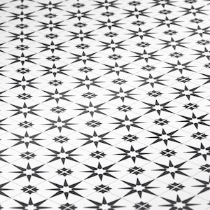 Star Cement Tile Dollhouse Miniature: 1/12 Scale Printable (Digital Download)