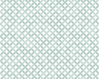 1/12 Mint Round Lattice Dollhouse Wallpaper Miniature 1:12 Printable Download 8.5 x 11" and 11 x 17" Sheets