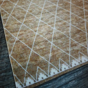 Dollhouse Turkish Rug: Miniature Farmhouse Decor, 1/3, 1/6, 1/12, 1/18 Scale