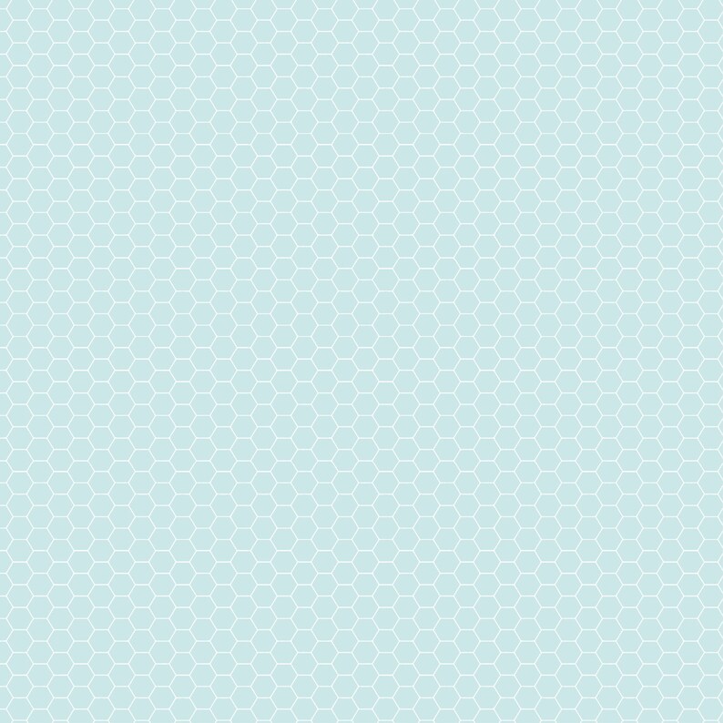 1/12 Robin Egg Blue Hex Mosaic Tile Dollhouse Flooring Etsy