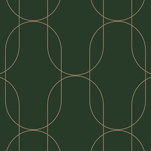 Spruce Overlapping Ovals 1/6 Dollhouse Wallpaper Miniature 1:6 Printable Download 8.5 x 11&quot; and 11 x 17&quot; Sheets