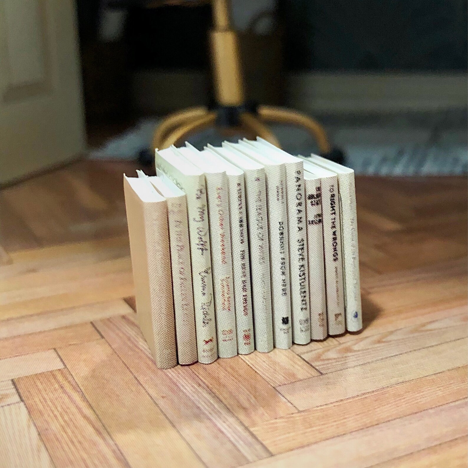 20 Neutral Shelf Filler Book Covers Printable 1/12 Dollhouse Etsy