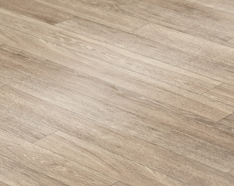 May include: Light brown wood floor with a natural wood grain pattern.