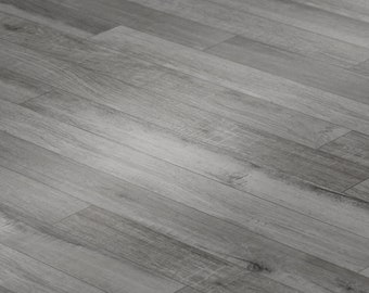 Dollhouse Flooring: 1/12 Grey Birch Wide Plank (Printable Digital Download)
