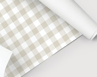 Papel pintado para casa de muñecas a escala 1/12 con cuadros neutros: autoadhesivo