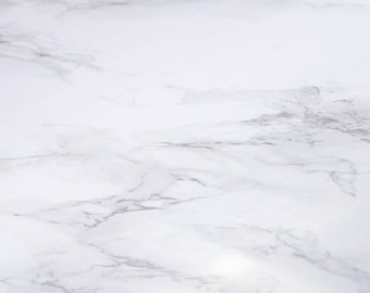 Dollhouse White Marble Effect  Backsplash Miniature  Premium 1:12 Heavy Gloss 8.5" x 11" and 11" x 17" Sheets