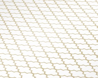 Gold Arabesque Dollhouse Wallpaper Miniature: 1/12 Scale Printable (PDF Download)