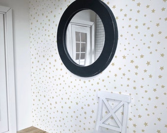 Fondo de pantalla de casa de muñecas Gold Star 1/12: Miniatura imprimible (descarga digital)