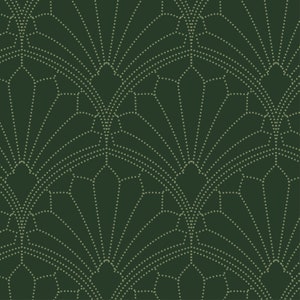 Spruce Dot Deco Dollhouse Wallpaper Miniature 1:6 (Printable Download)