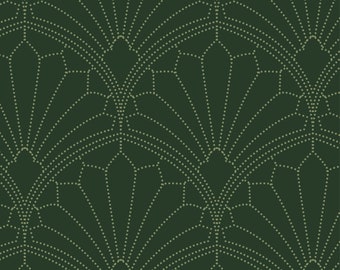 Spruce Dot Deco 1/6 Dollhouse Wallpaper Miniature 1:6 Printable Download 8.5 x 11" and 11 x 17" Sheets