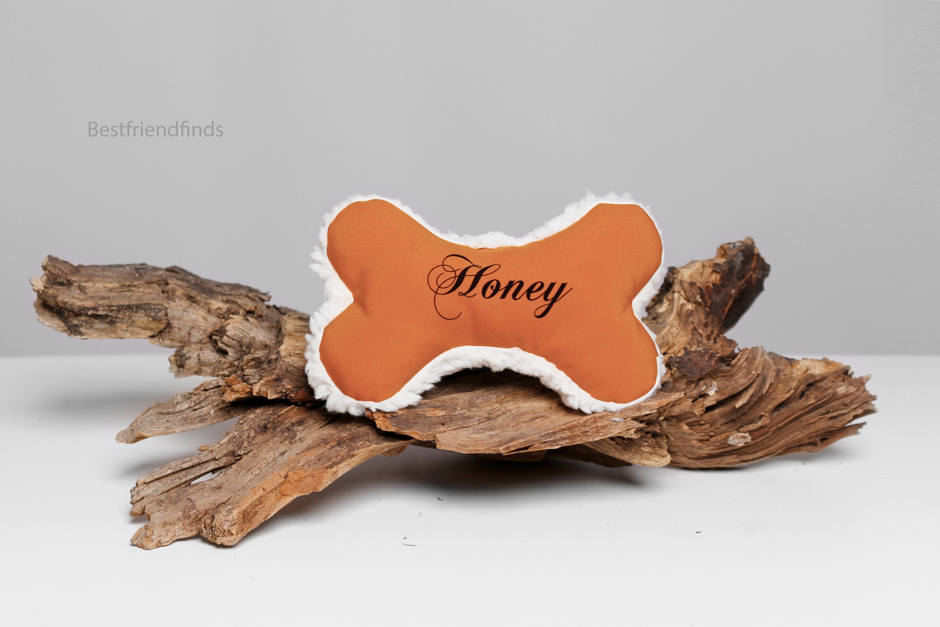 Personalized Dog Gift / Dog Bone Toy / Brown Dog Gift / Pet Etsy
