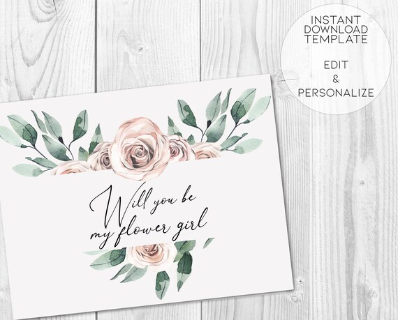 etsy will you be my flower girl