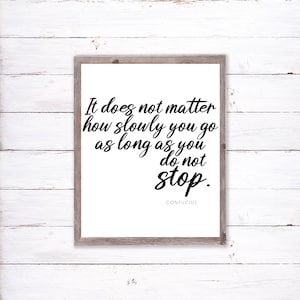 Inspirierende Konfuzius Zitat Wand Kunst druckbare, Instant Download