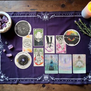 Diepgaande tarotlegging: gepersonaliseerde kaart van 10 kaarten voor diepgaande inzichten
