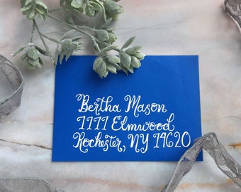 Custom Hand Lettered Wedding Invitation Envelopes - Party Envelope Addressing - Decorative Envelope Addressing Service