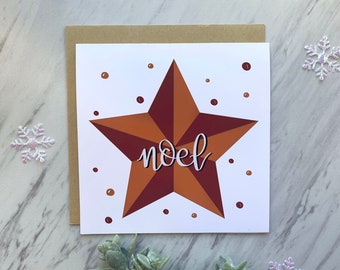 Noel Star Christmas Star  — Christmas Holiday Card and Winter’s Greeting Card