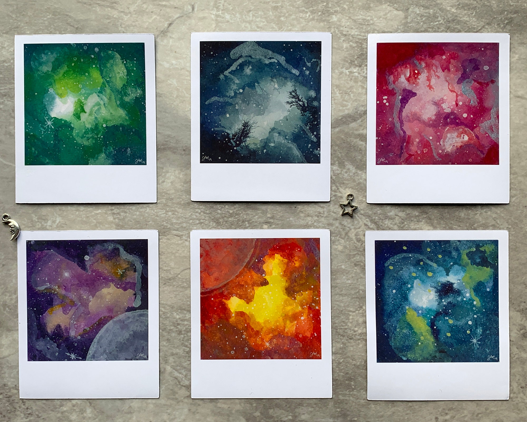 Polaroid Painting on Watercolor Singapore