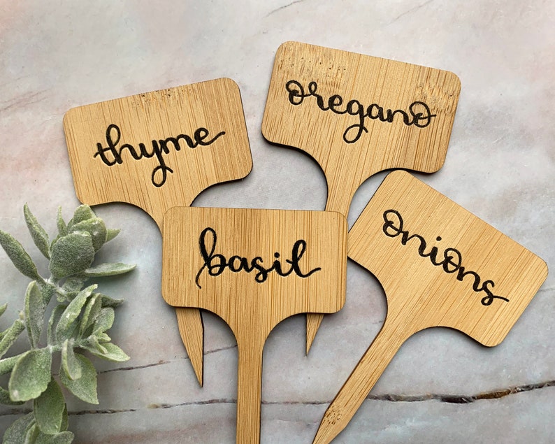 JadedStudiosShop Bamboo Garden Markers