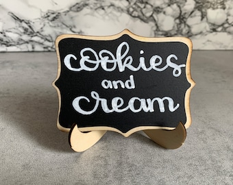 Custom Chalkboard Signs - Event Seating Tags - Wedding Food Tags - Gift Table Tags and Gift Tags - Personalized Hand Lettered Cupcake Signs