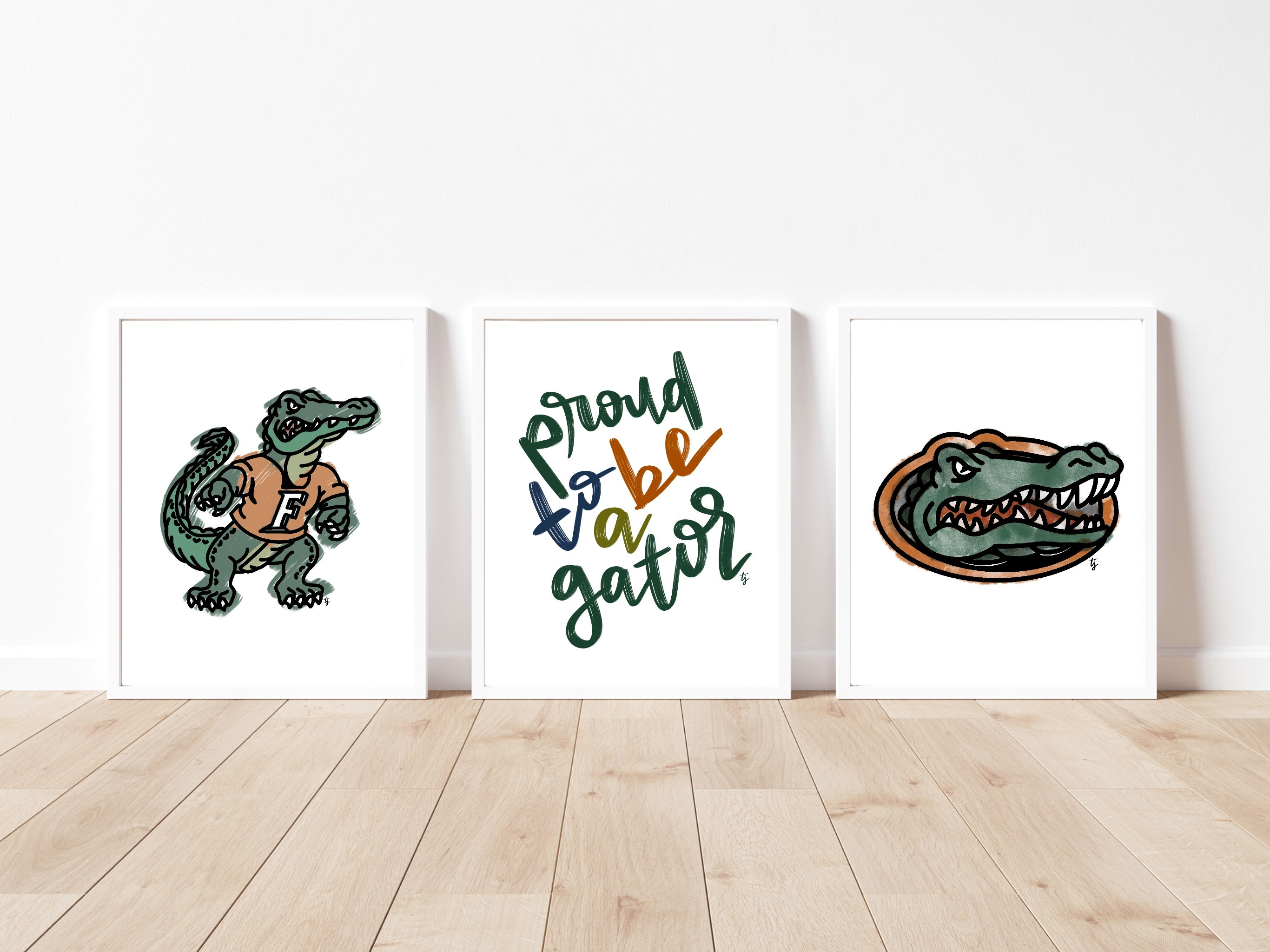 University Of Florida Gartenflagge – Doppelseitig Bedruckt, 100% Polyester, Offiziell Lizenziert (Design A)