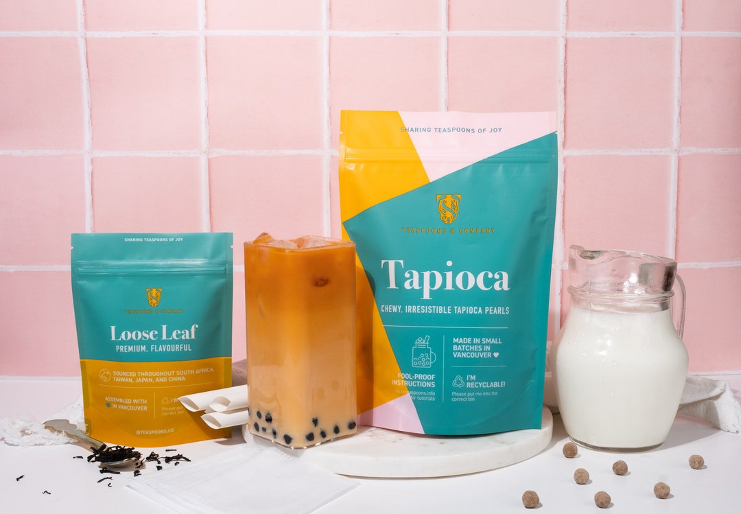 Boba Milk Tea Kit DIY 5 Minute Boba 10 Servings. Etsy