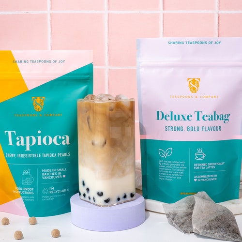 Roasted Milk Tea Boba Kit Etsy UK