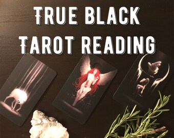 Véritable lecture de cartes de tarot noir. Lecteur de cartes de tarot rapide et précis, psychique et intuitif