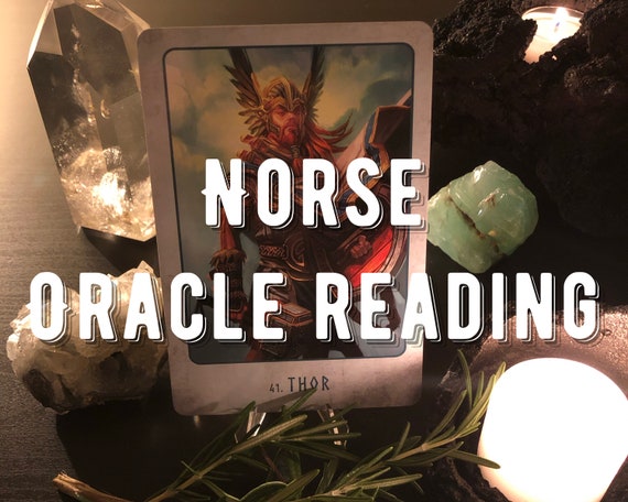 Viking Oracle: Wisdom of the Ancient Norse One Oracle Card reading from a Fast Accurate Tarot Card reader, Psychic and Intuitive