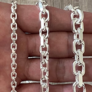 Hermes link store chain silver