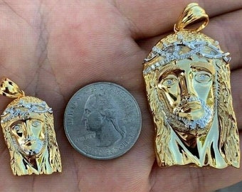 Jesus piece 2024 pendant 14k
