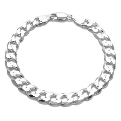 925 Solid Miami Cuban Sterling Silver Link Chain Bracelet in - Etsy